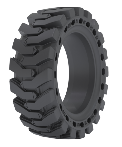 Magna MA801 solid tyre designed for waste handling and recycling equipment