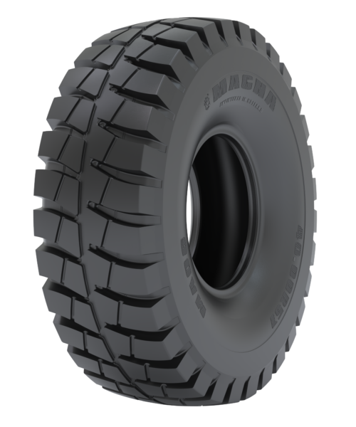 MA06 earthmoving tire designed for Rigid Dump Trucks, offering exceptional traction, durability, and cut resistance in tough mining operations.