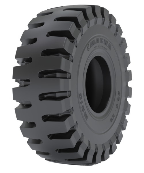 MB10 earthmoving tyre for Wheel Loaders, providing superior traction, durability, and stability in construction and mining operations.