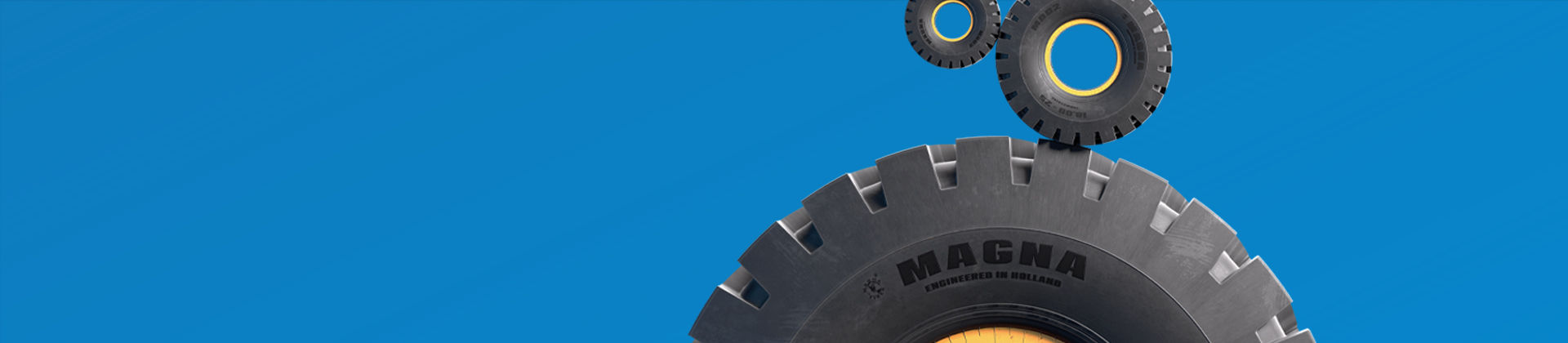 Bias tires designed for construction, mining, and industrial applications.